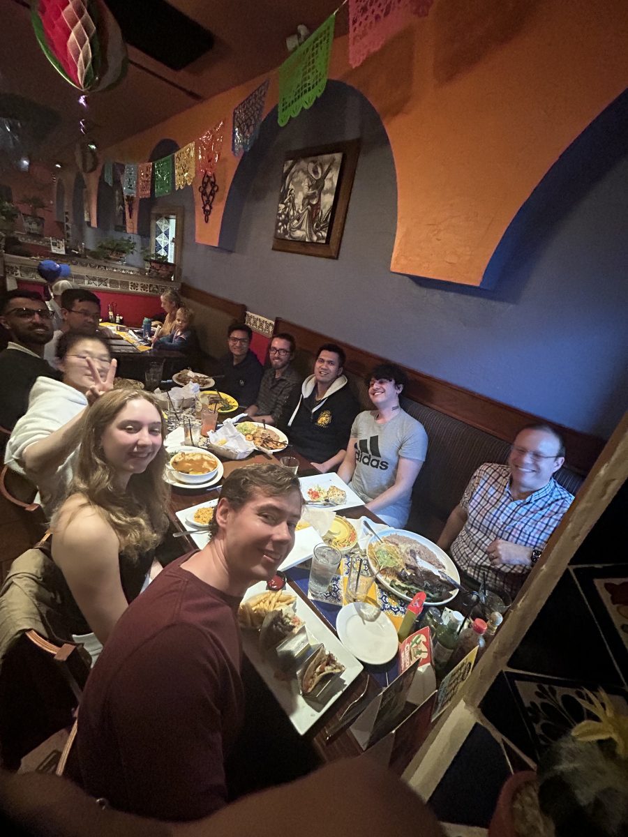 Photo of gathering of research group in May 2024